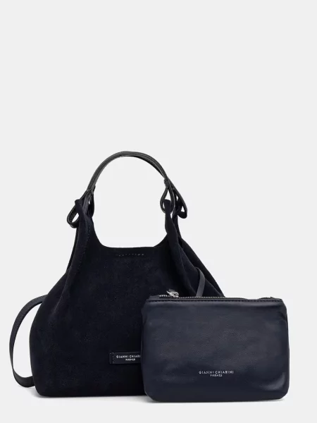 Gianni Chiarini geantă crossbody pentru femei din piele întoarsă DUA