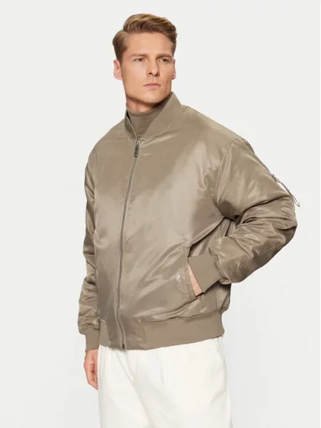Bomber jakna Calvin Klein Jeans rjava