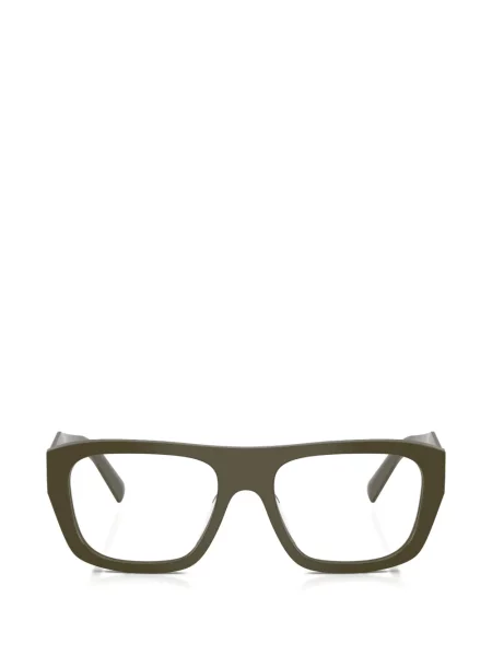 Ochelari de soare Prada Eyewear cu autograf verde