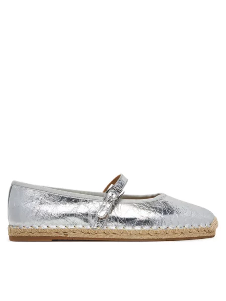 Espadrile MICHAEL Michael Kors srebrna