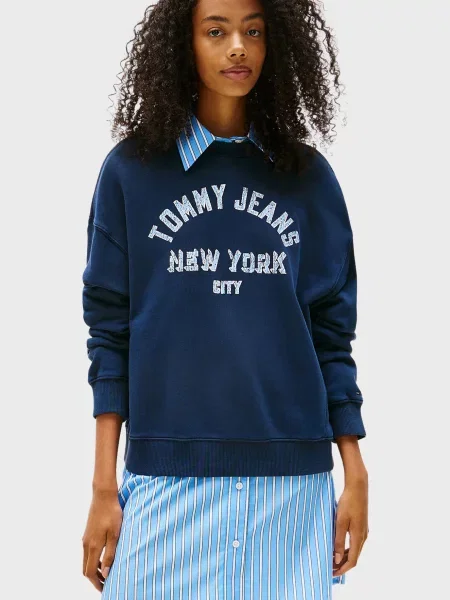 Світшот Tommy Jeans синій