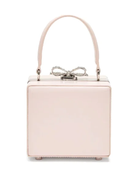 Geantă Self-portrait cu funde roz