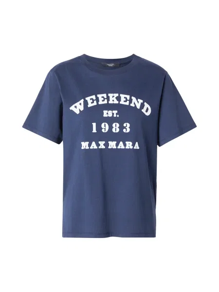 Weekend Max Mara Tricou TENUE albastru marin alb