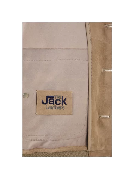 Kurtka skórzana The Jack Leathers biała