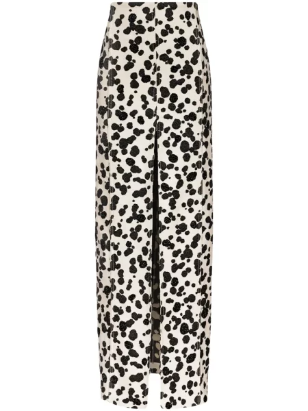 Mała mały spódnica jeansowa Area żakardowa czarna