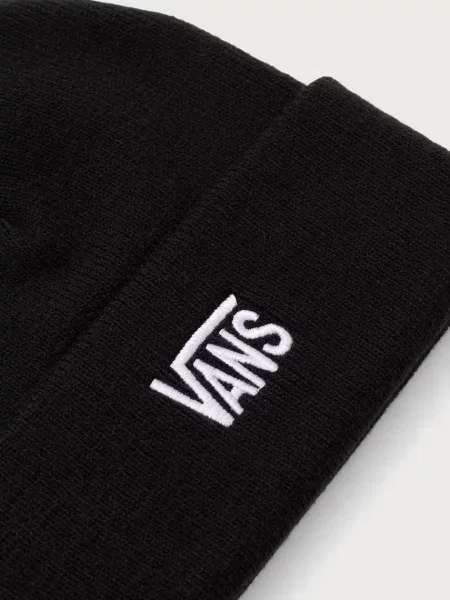 Vans čiapka beanie detská Stretch Logo Tall Cuff Bean čierna