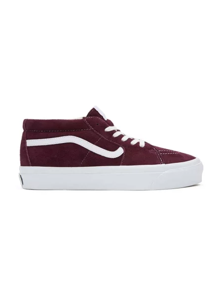 Sneakersy Vans zamszowe czerwone