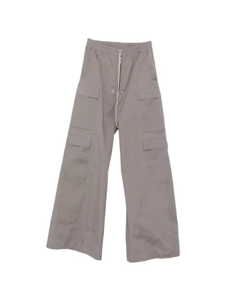 Pantaloni cargo Rick Owens cu cordon gri