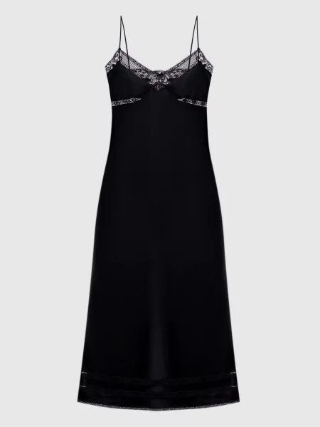 Кружевное платье Ermanno Scervino черное