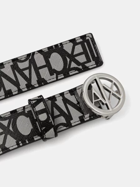 Ремінь Armani Exchange з ремінцями чорний