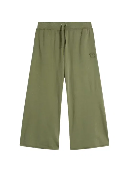 Pantaloni Juicy Couture cu aplicații alergare verde