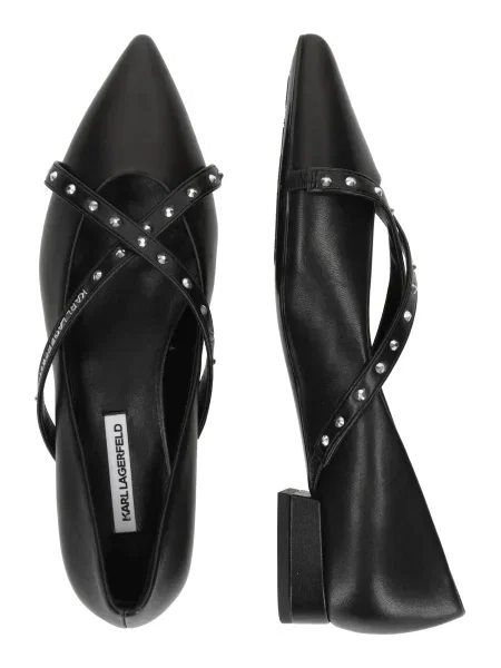 Balerinke KARL LAGERFELD črna