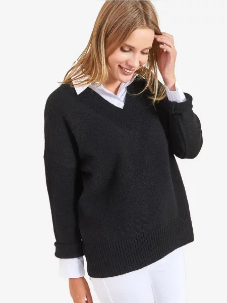 Bianco Lucci Svetr Pullover' černá