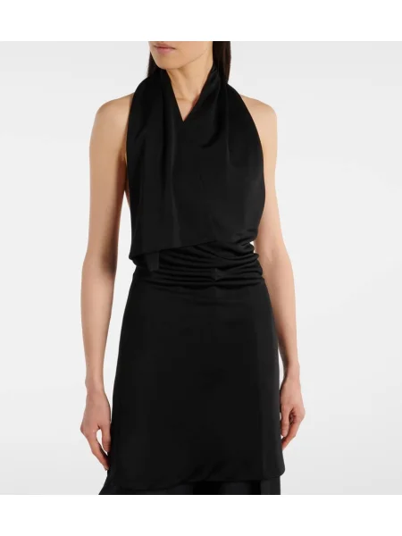 Rochie Khaite drapată negru