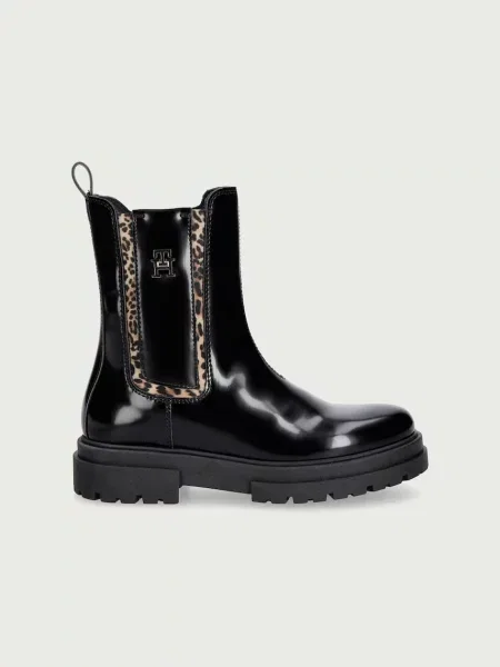 Tommy Hilfiger ghete scurte pentru copii negru