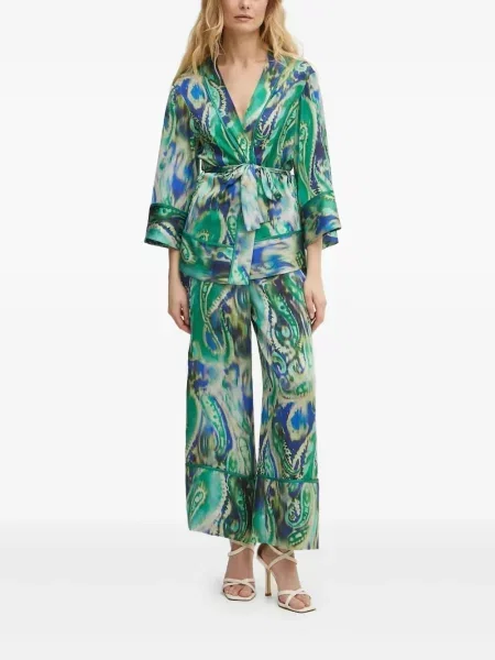 Bluzka Simona Corsellini z nadrukiem gradientowa zielona