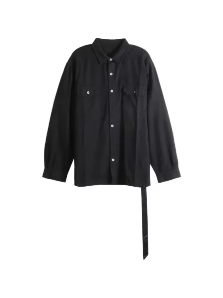 Cămașă Rick Owens Drkshdw cu bretele negru