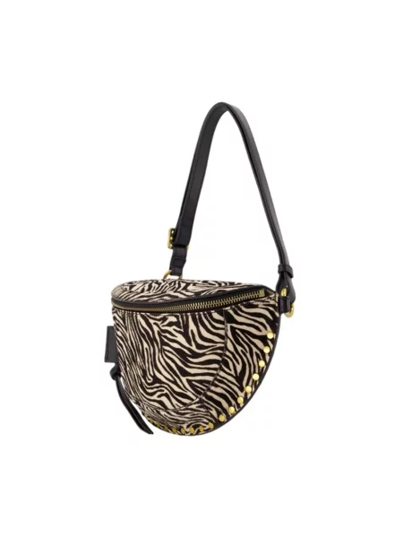 Torebka crossbody Isabel Marant skórzana czarna