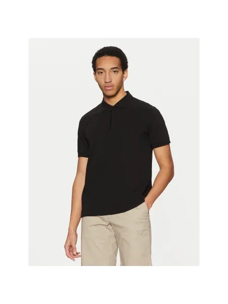Calvin Klein Pólóing Regular Fit fekete
