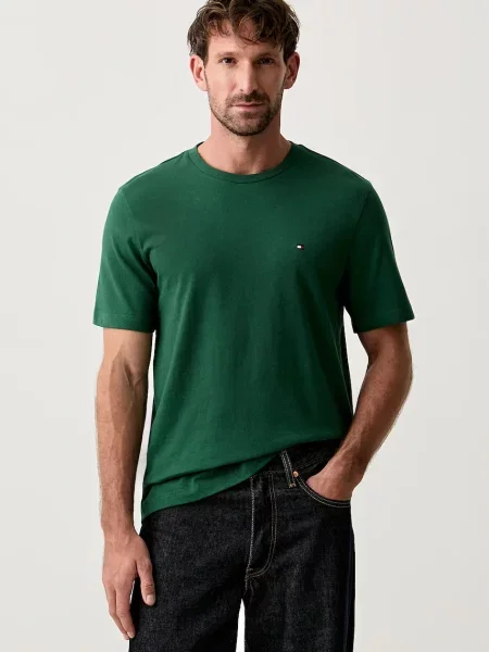 Tommy Hilfiger t-shirt ανδρικό πράσινο