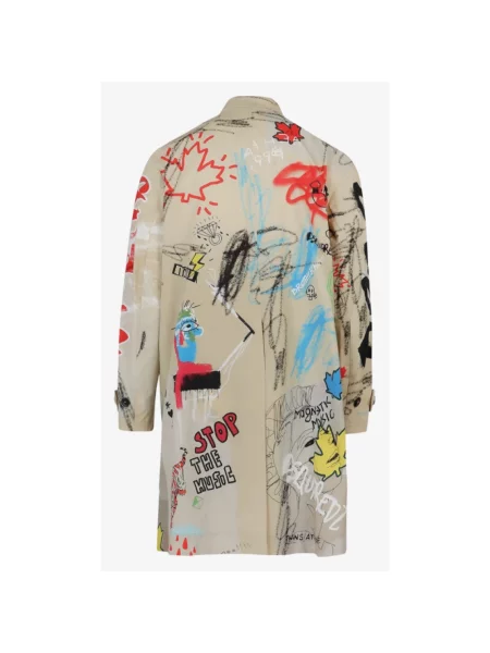 Płaszcz Dsquared2 z nadrukiem