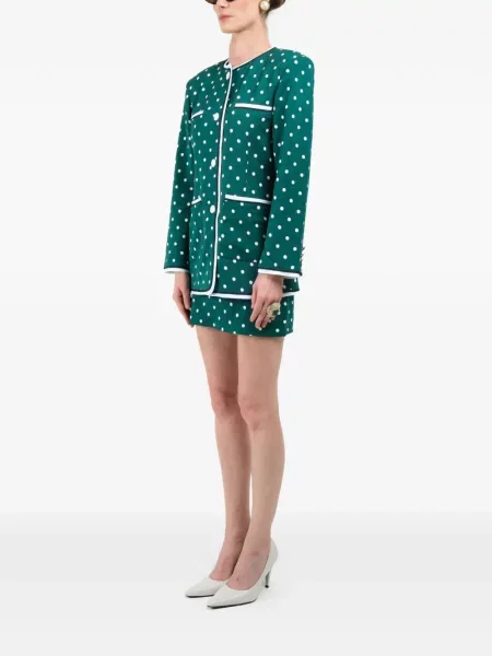 Geacă Rowen Rose cu buline verde