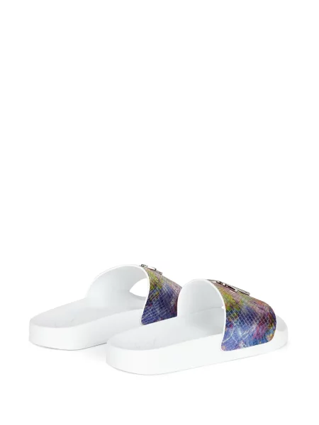Pantofle Giuseppe Zanotti modré