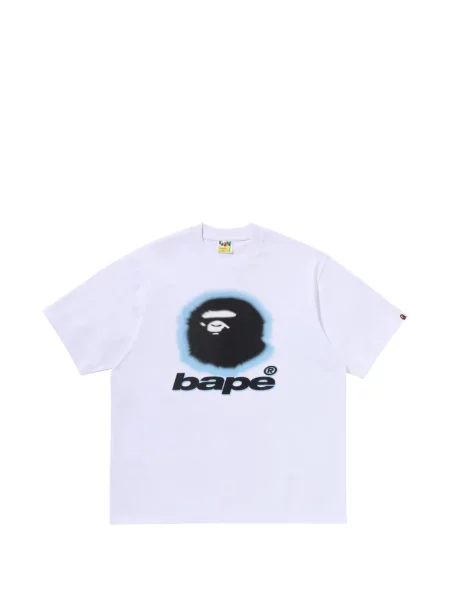 Tricou A Bathing Ape® cu imagine alb