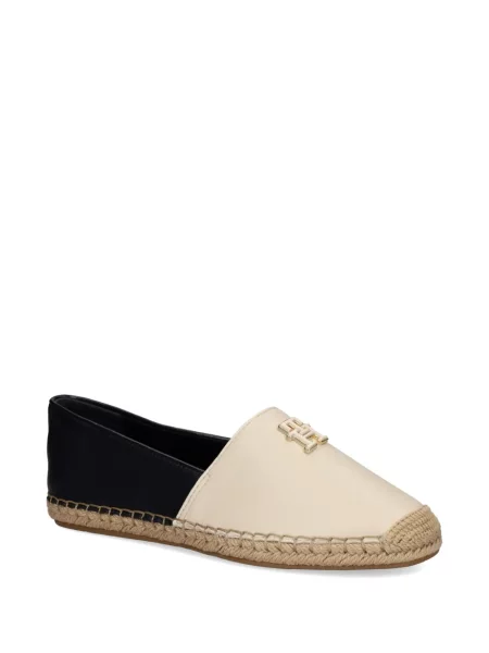 Espadrile Tommy Hilfiger din piele cu autograf