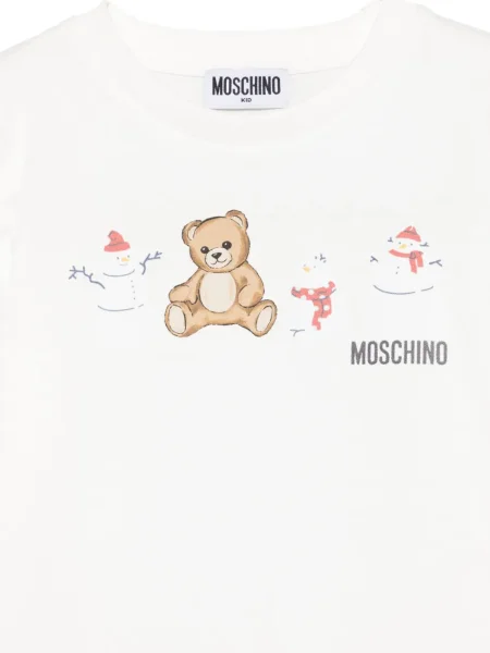 Koszulka dziecięca Moschino biała