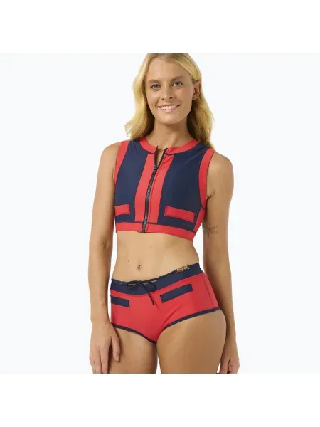 Rip Curl Noughties Low Rise Victoria Vergara piros/sötétkék fürdőruha alsó rész. Méret: S piros