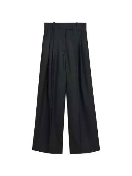 Pantaloni By Malene Birger plisate negru