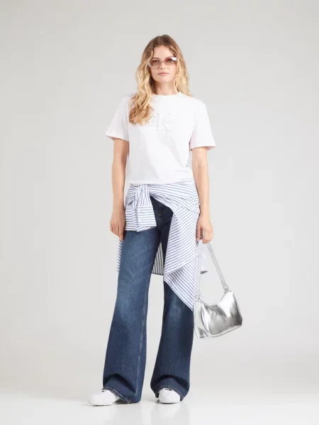 Calvin Klein Jeans Tričko biela