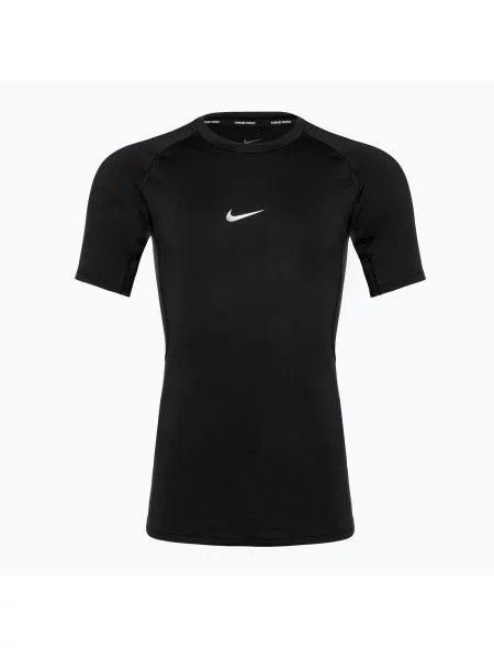 Koszulka treningowa Nike Pro Dri-Fit Tight SS Fitness black/white czarna
