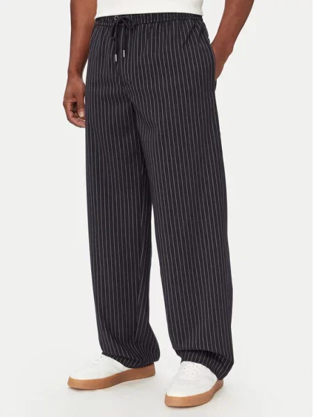 Guess Jeans Pantaloni din Bleumarin Wide Leg