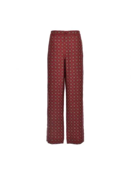Spodnie Moschino czerwone