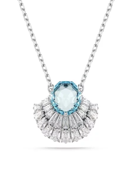 Naszyjnik Swarovski szary