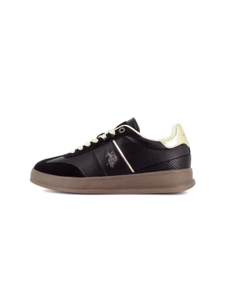 US POLO ASSN. Tenisky Campy zlatá černá