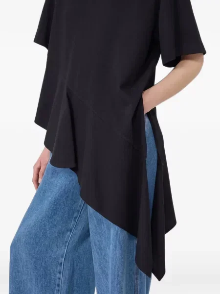 Tricou Sportmax asimetric negru