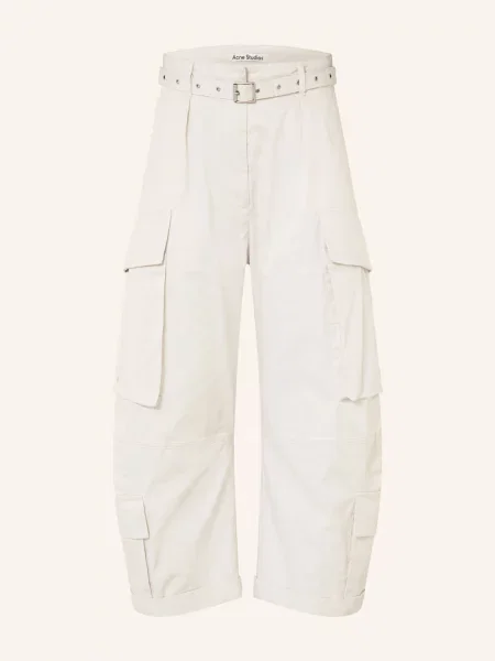 Acne Studios Cargo Kalhoty světle šedá