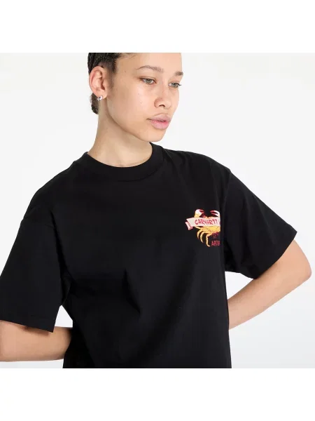 Μπλουζάκι Carhartt WIP Crab Paint Short Sleeve T-Shirt UNISEX Black XS μαύρο