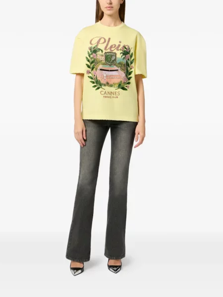 Tricou Philipp Plein tenis galben
