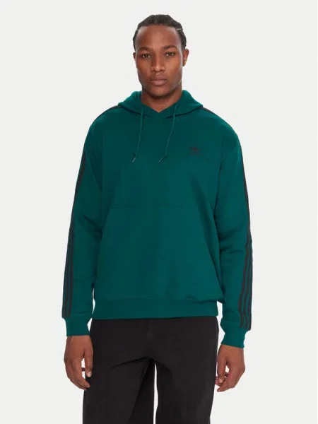Dryžuotas megztinis Adidas Originals žalia