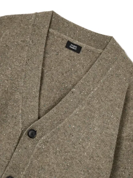 Cardigan Studio Tomboy tricotate verde