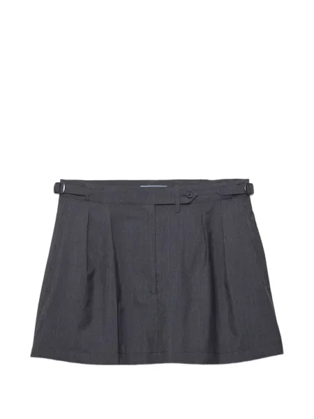 Fustă Prada de mohair gri