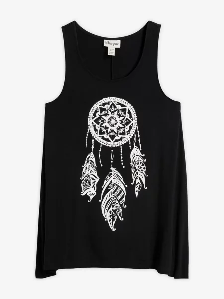 Top Bonprix czarny