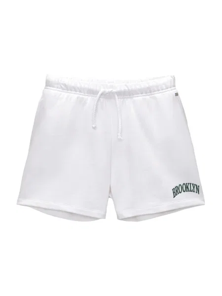 Pull&Bear Nohavice námornícka modrá biela