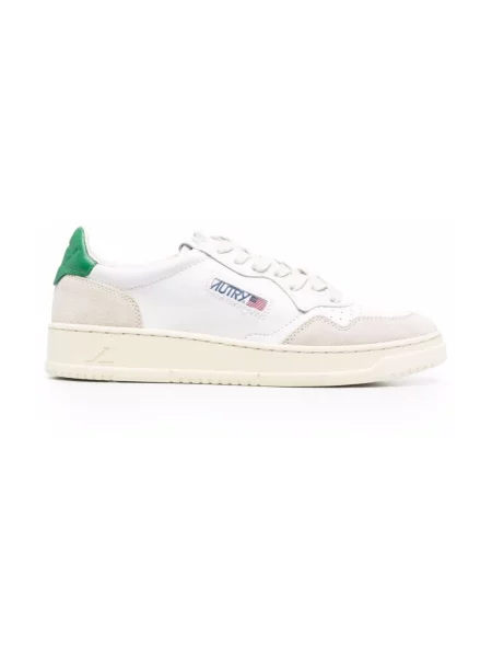 Sneakers Autry Medalist Low Man Leat/ Suede Wht/ Amaz EUR 45 białe