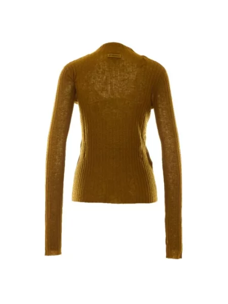 Sweter z golfem Pinko zielony