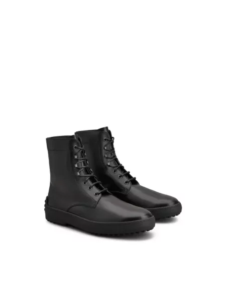 Botki Tod's skórzane czarne